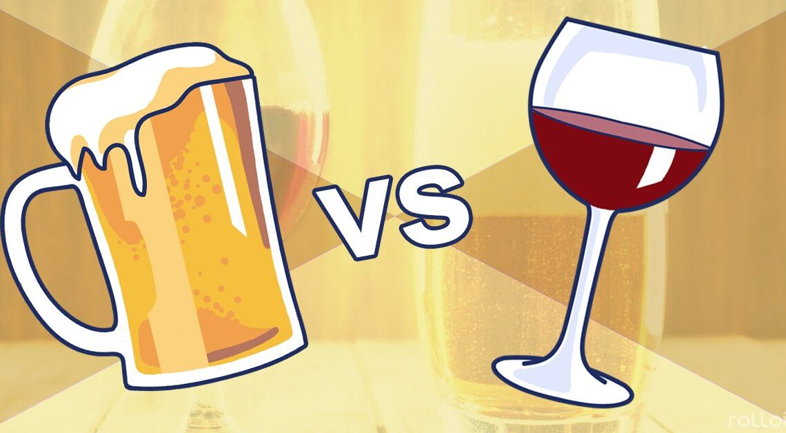 vino vs cerveza