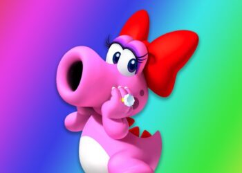 ¿Qué hace el Yoshi rosa?