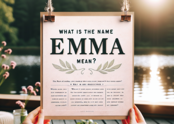 Descubre el Significado y Origen del Nombre Emma: Una Guía Completa