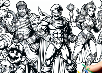 Los Mejores Personajes de Videojuegos para Colorear: Una Guía Divertida y Creativa