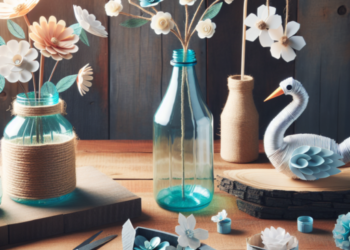 manualidades hechas con botellas de plástico