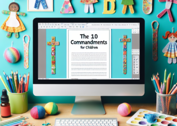 Descarga Gratis: Los 10 Mandamientos para Niños en manualidades PDF