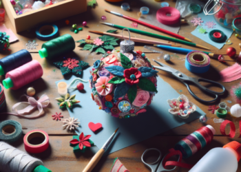 manualidades navideñas con material reciclable
