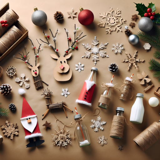 manualidades reciclables de navidad