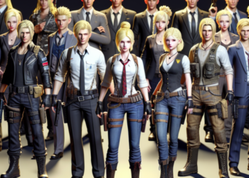 personajes de videojuegos rubios