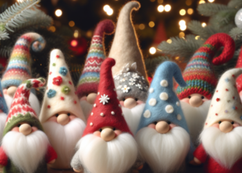 manualidades gnomos navideños