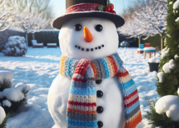manualidades muñeco de nieve