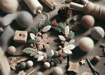 manualidades waldorf navidad