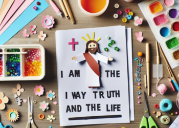 manualidades yo soy el camino la verdad y la vida para niños