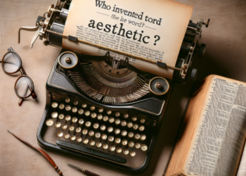 ¿Quién inventó la palabra aesthetic?