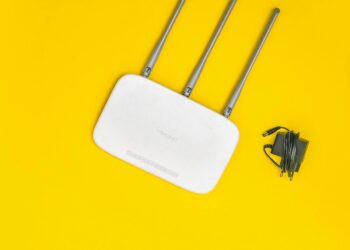 Router WiFi moderno para cubrir toda la casa
